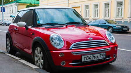 Red Mini Cooper